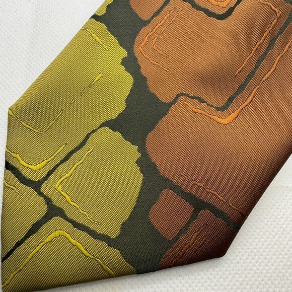 Vintage Aqua‎ Marine Haute Couture de Currie Tie Hudson's Bay Company - Picture 2 of 4